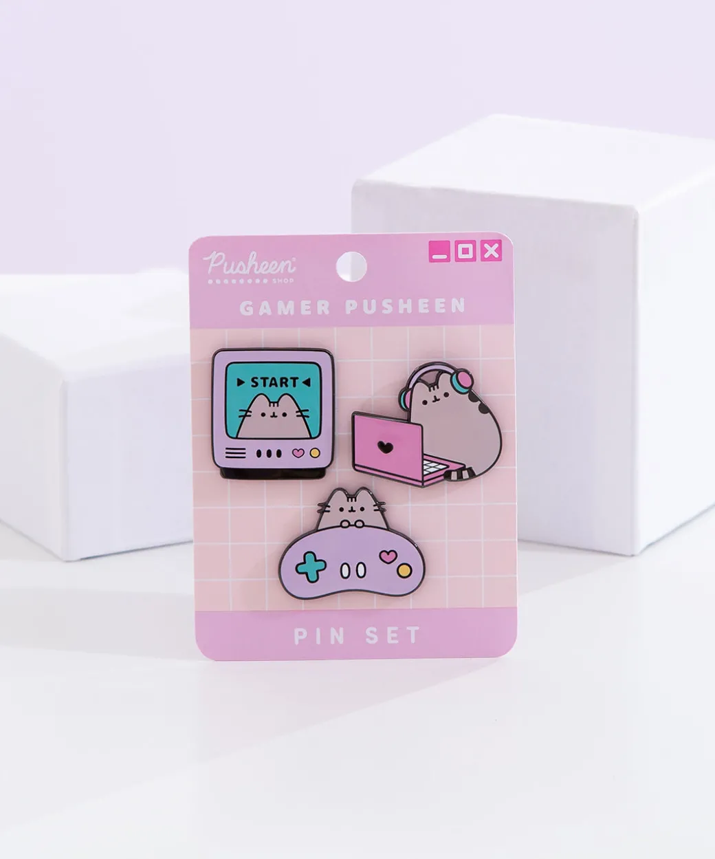 Pusheen Gaming Pin Set