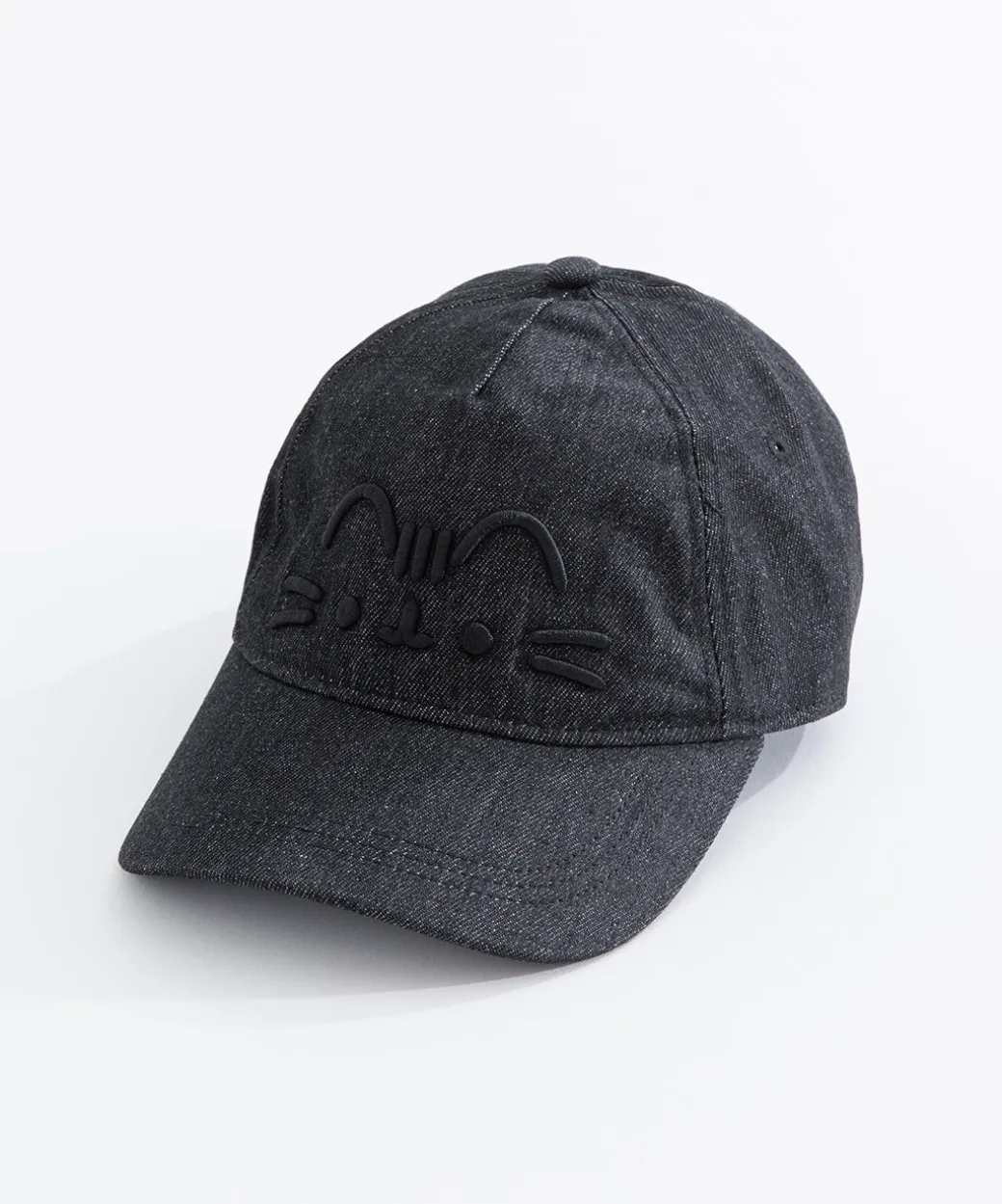 pusheen_black_denim_cap_2.webp Pusheen Black Denim Cap