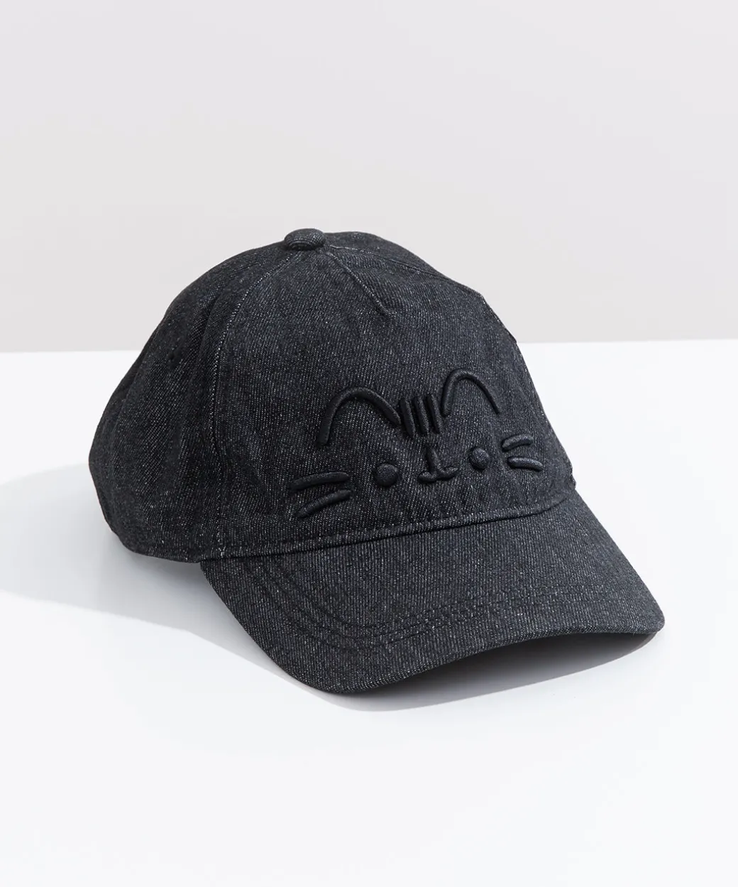 pusheen_black_denim_cap_4.webp Pusheen Black Denim Cap