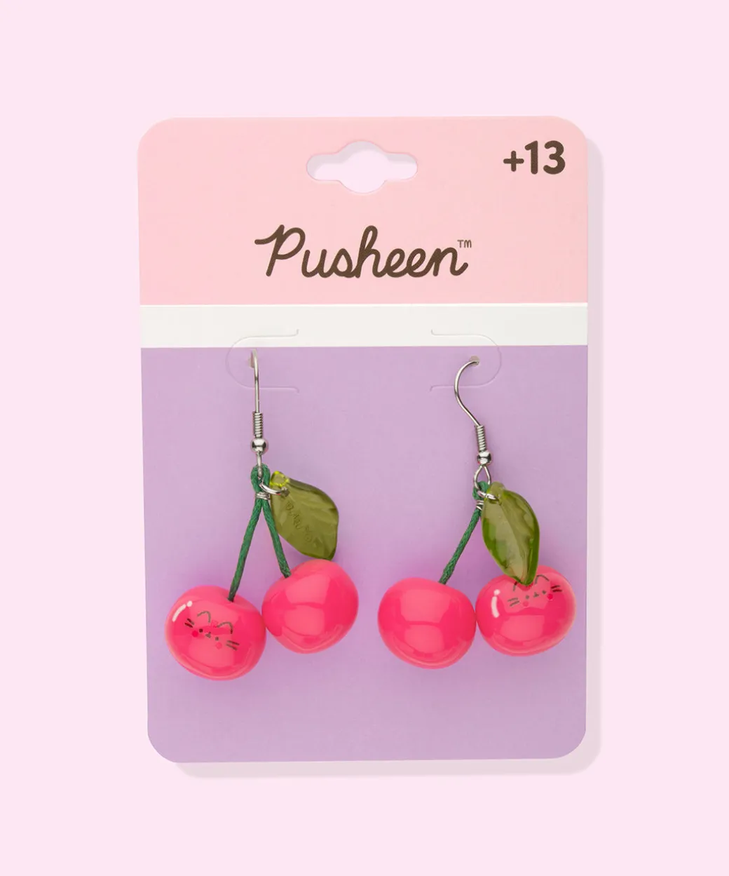 pusheen_fruits_cherry_dangle_earrings_2.webp Pusheen Fruits Cherry Dangle Earrings