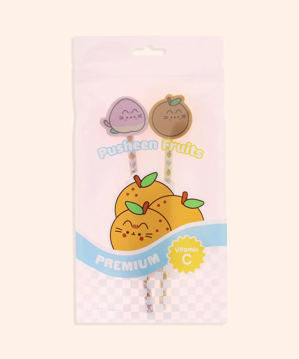 Pusheen Fruits 2-Pencil Set