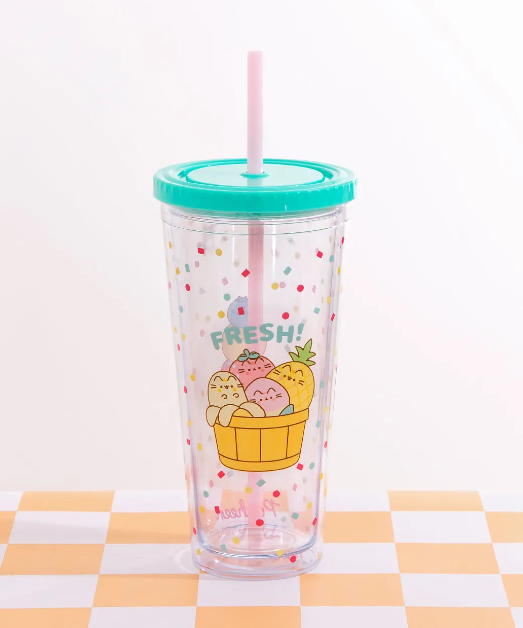 Pusheen Fruits Tumbler
