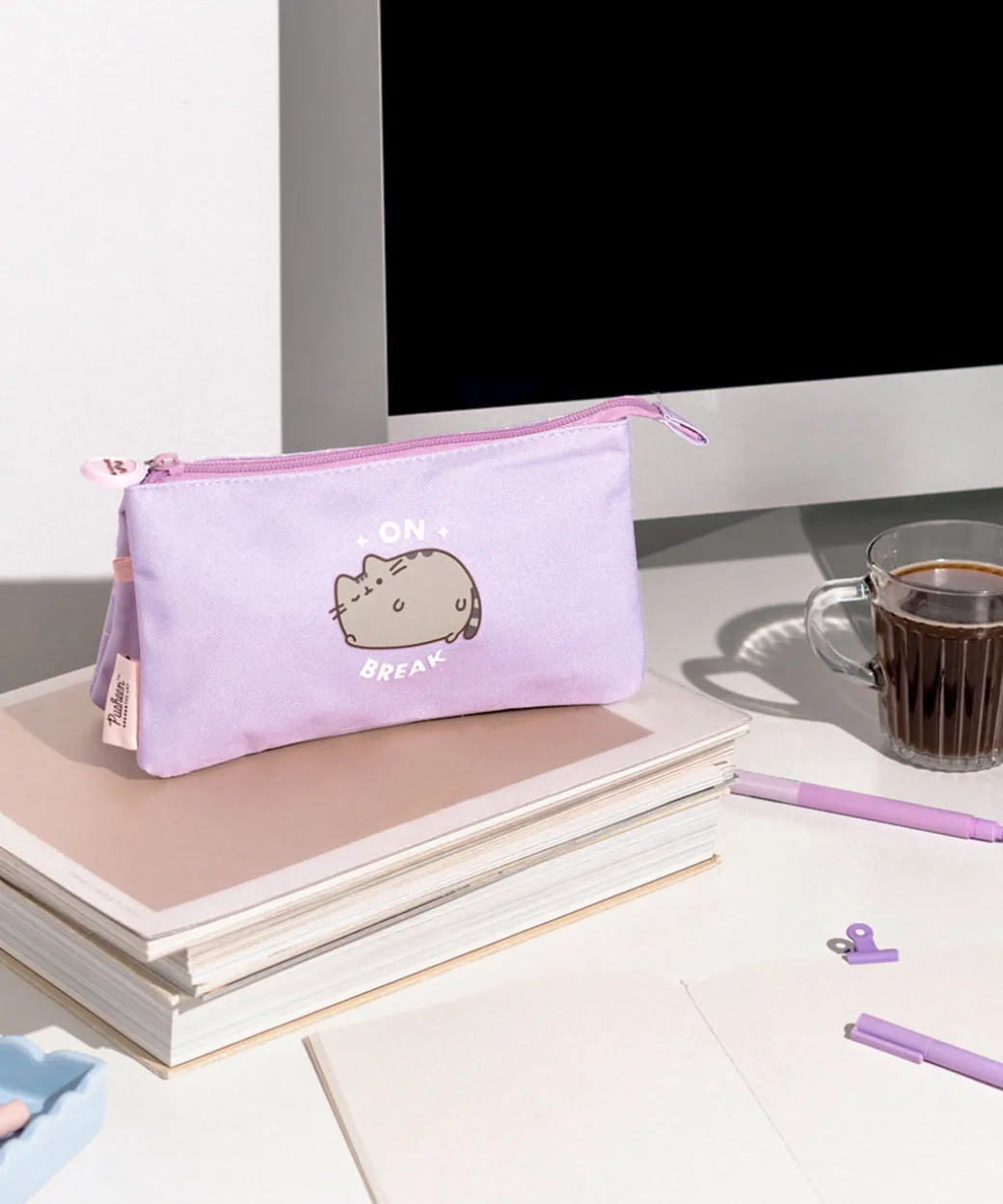 pusheen_on_break_accessory_case_2.webp Pusheen On Break Accessory Case
