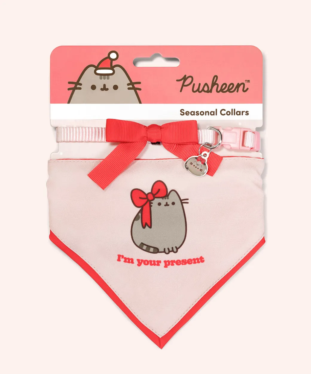 pusheen_pet_present_collar__bandana_set_3.webp Pusheen Pet Present Collar & Bandana Set
