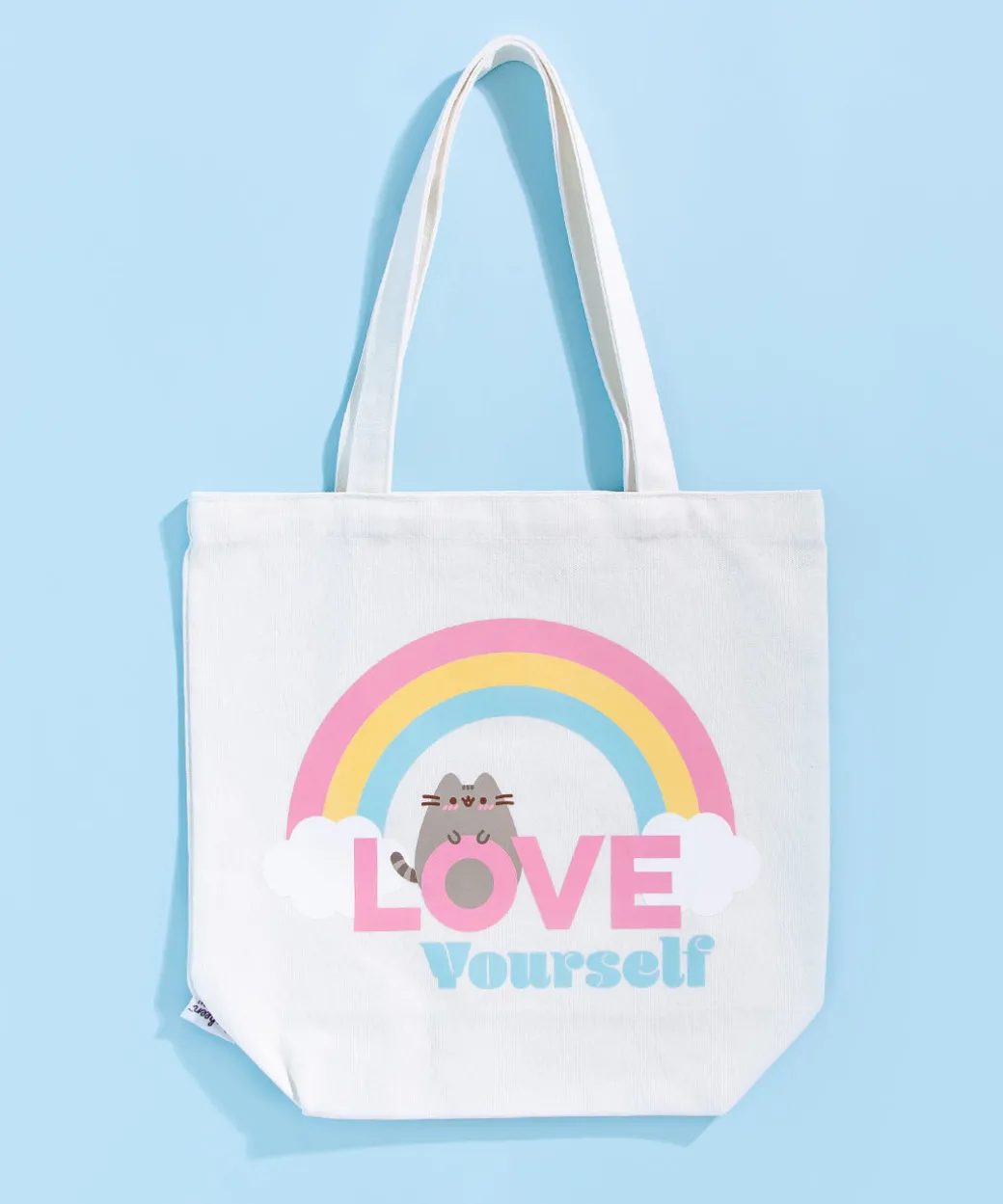 pusheen_rainbow_tote_bag_2.webp Pusheen Rainbow Tote Bag