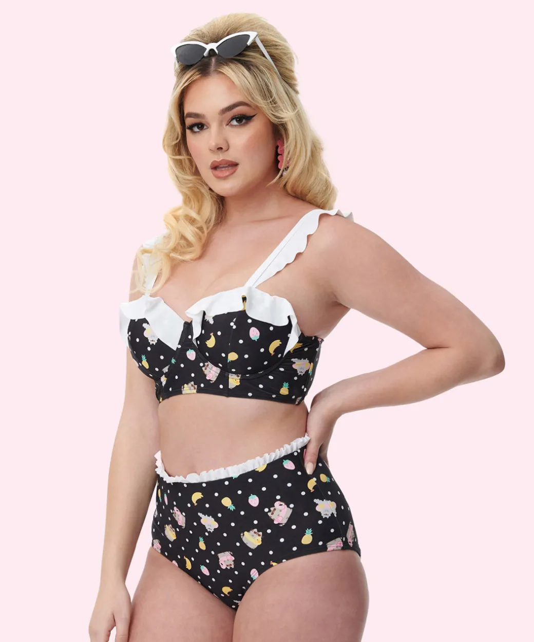 Pusheen Tropical Fruit Bikini Set