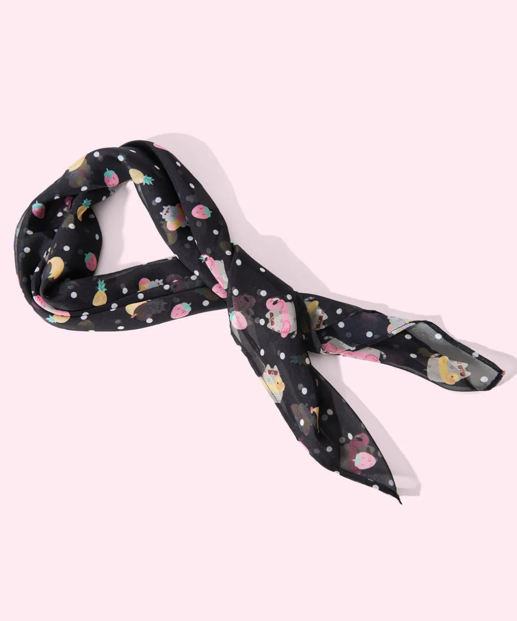 Pusheen Tropical Fruit Scarf
