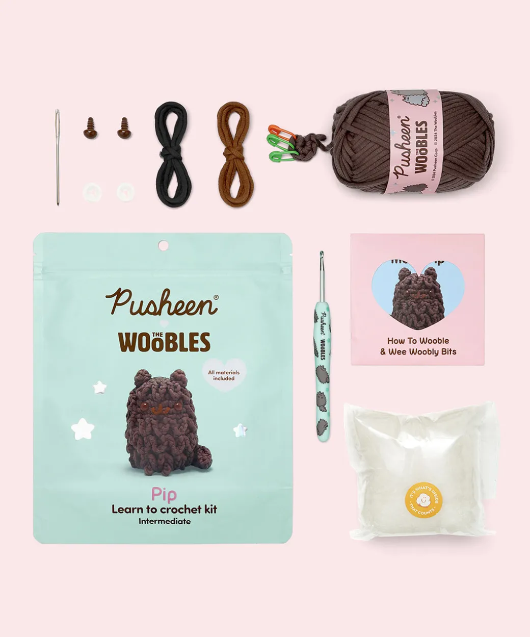 Pusheen x The Woobles Pip Crochet Kit