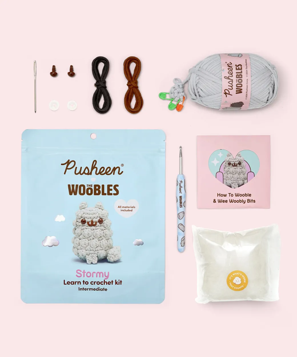 Pusheen x The Woobles Stormy Crochet Kit