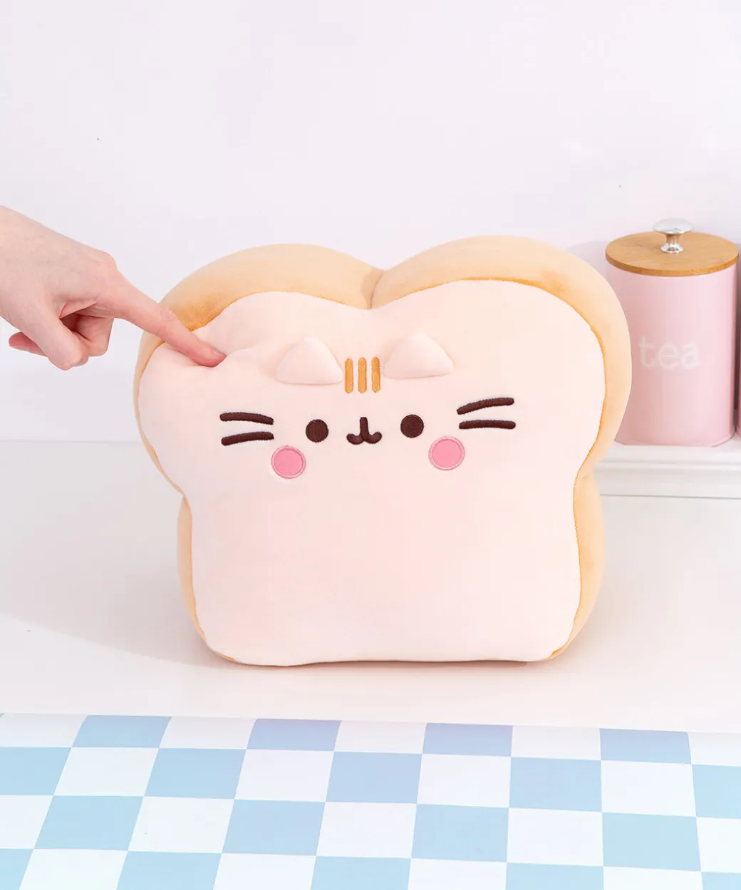 Pusheen 's Kitchen White Bread Squisheen Plush