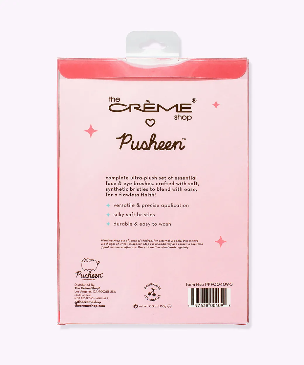 Pusheen The Crème Shop x 5-pc Makeup Brush Set