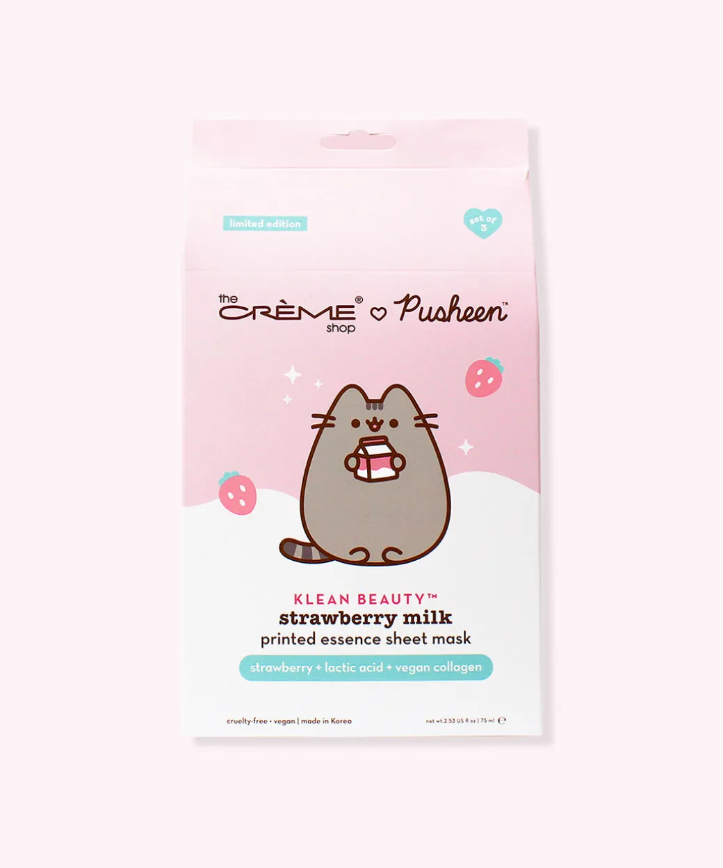 the_crme_shop_x_pusheen_sheet_masks__pack_3.webp Pusheen The Crème Shop x Sheet Masks - 3-pack