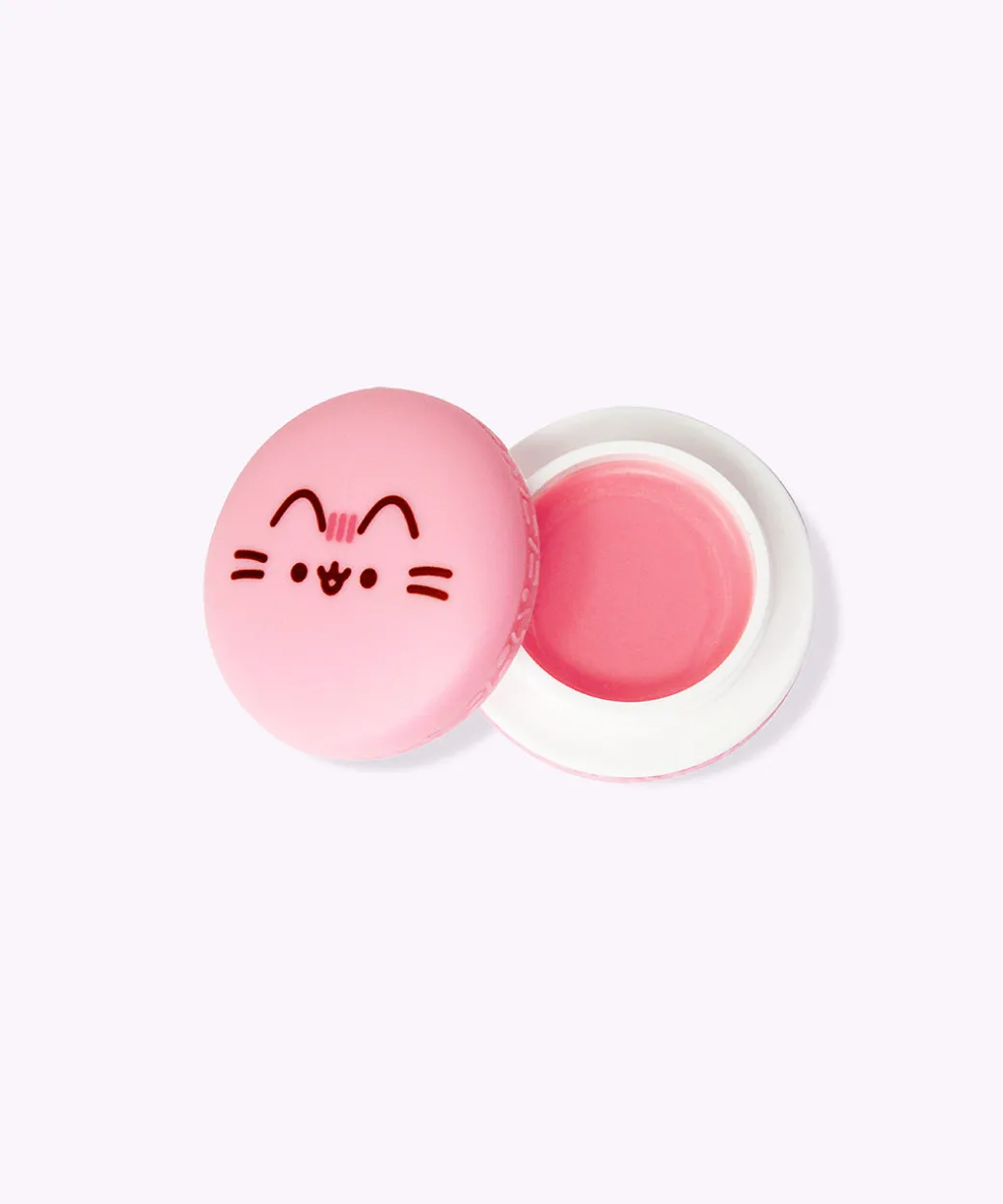 Pusheen The Crème Shop x Strawberry Macaron Lip Balm