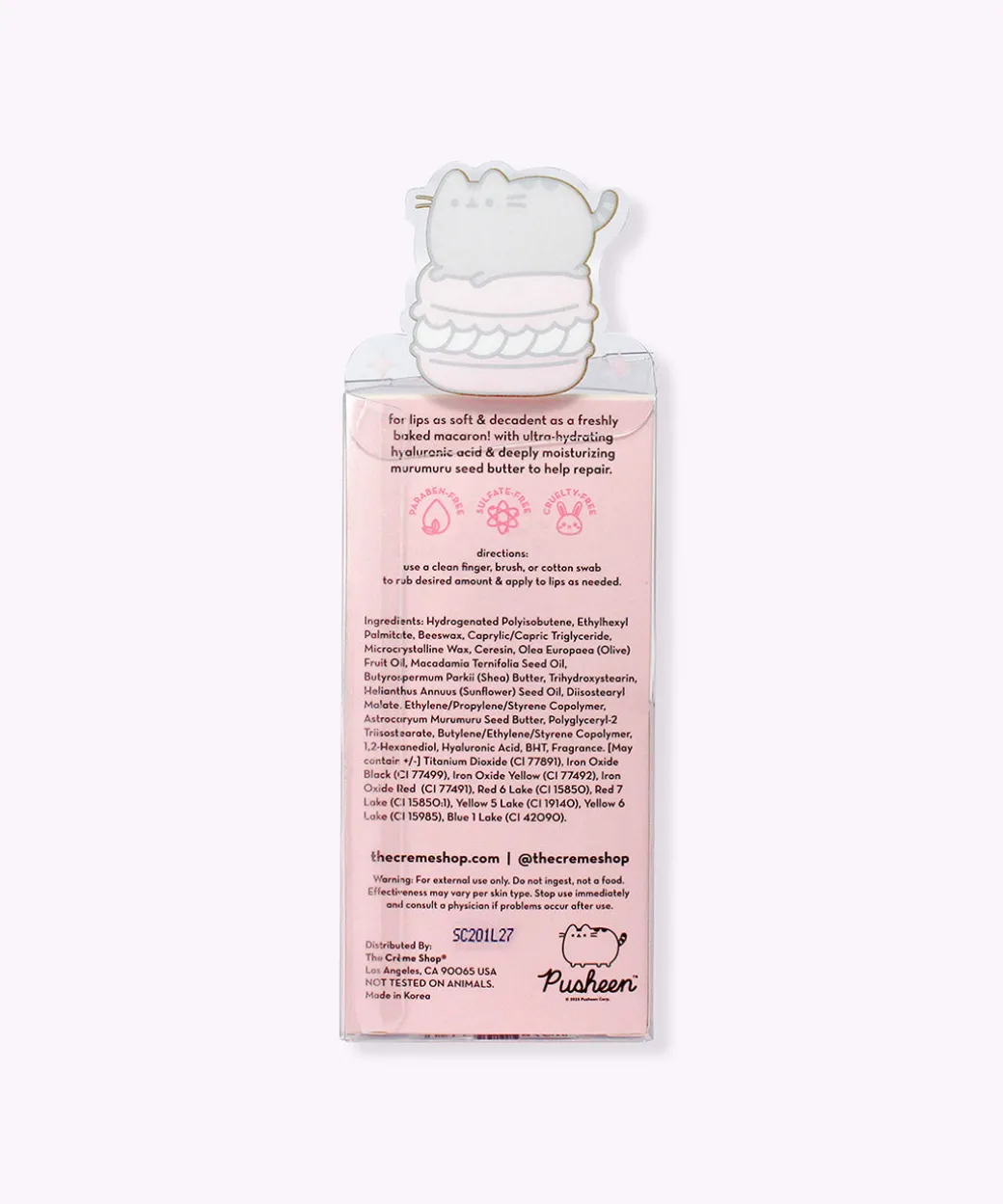 the_crme_shop_x_pusheen_strawberry_macaron_lip_balm_6.webp Pusheen The Crème Shop x Strawberry Macaron Lip Balm