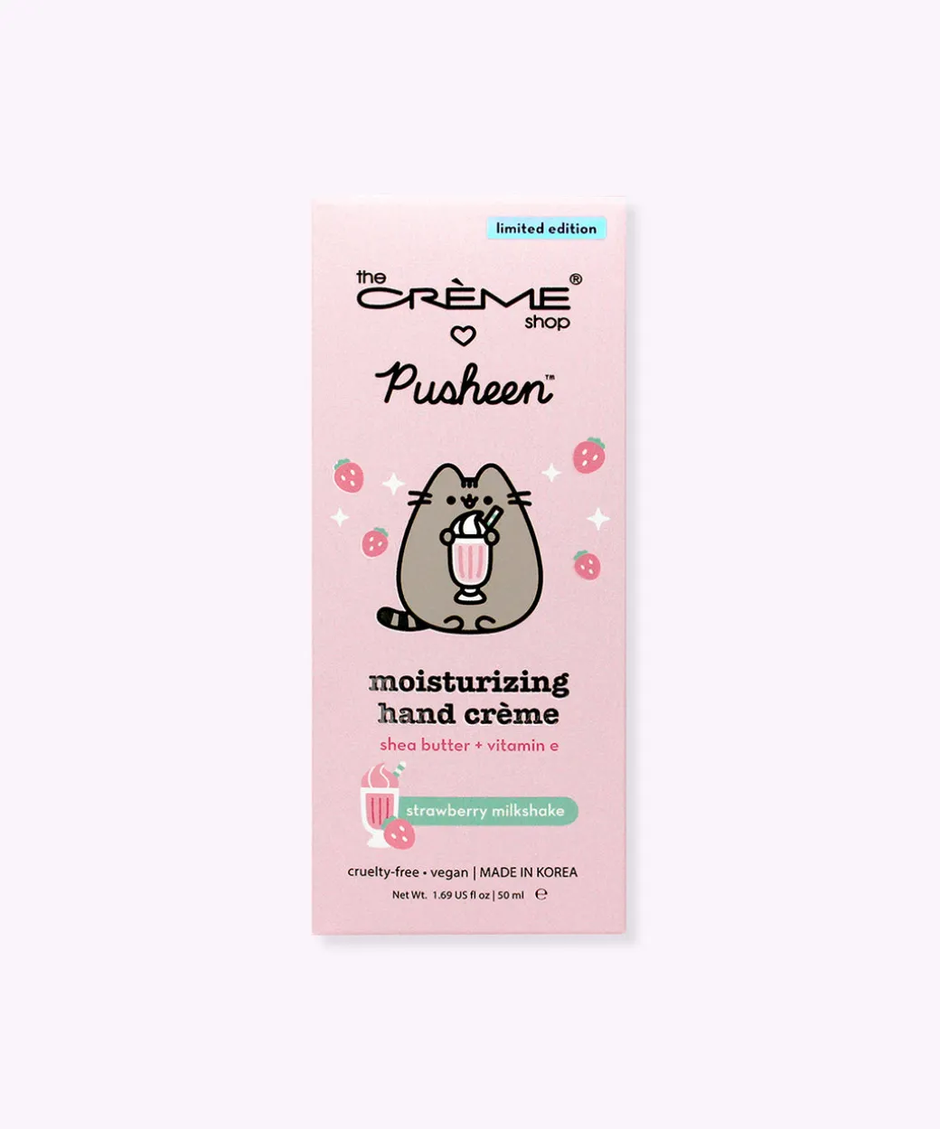the_crme_shop_x_pusheen_strawberry_milkshake_hand_crme_3.webp Pusheen The Crème Shop x Strawberry Milkshake Hand Crème